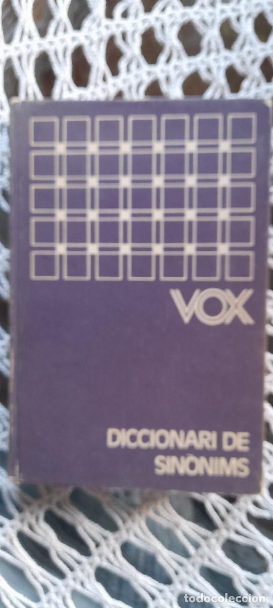 Diccionarios antiguos: 2. Diccionari de sin&ograve;nims Vox. - Foto 1