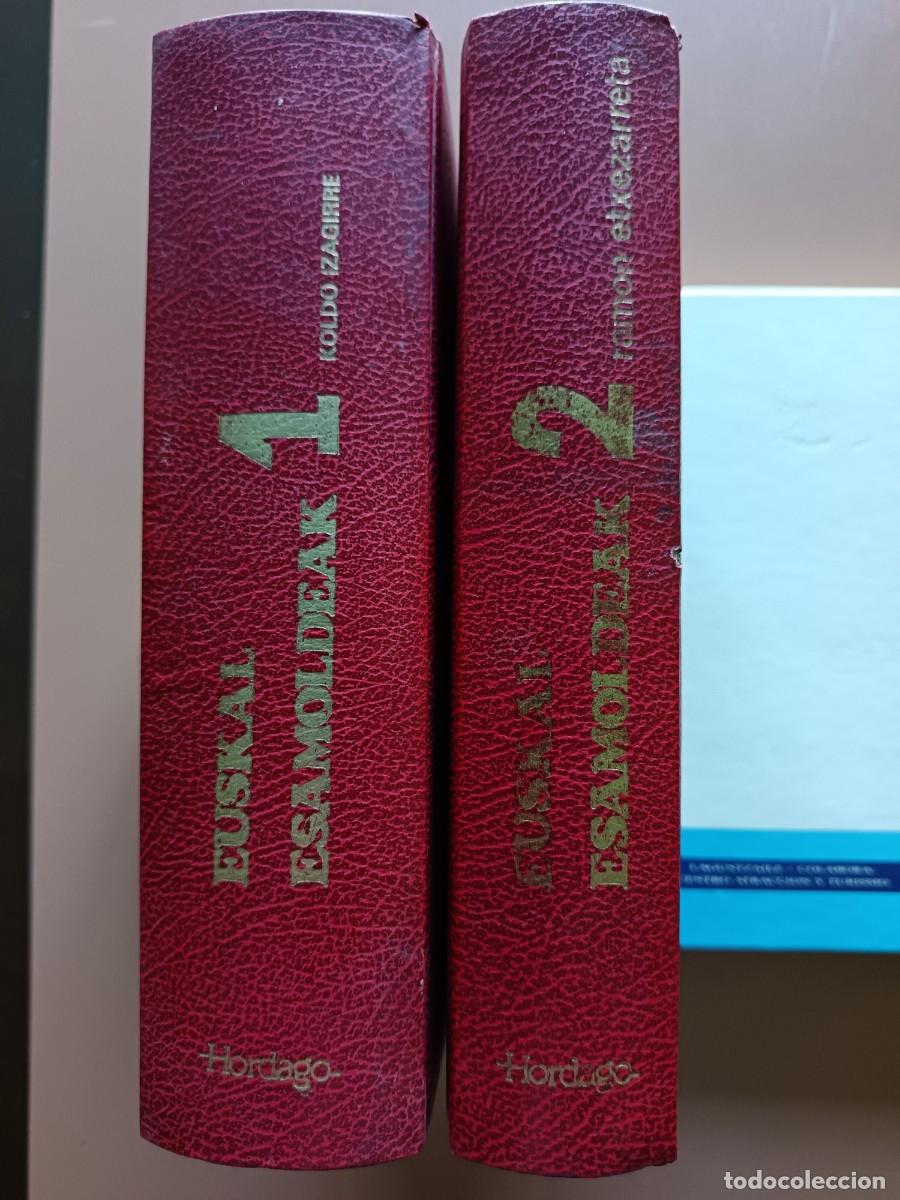 Diccionarios antiguos: EUSKAL ESAMOLDEAK. (DOS TOMOS) - Foto 1