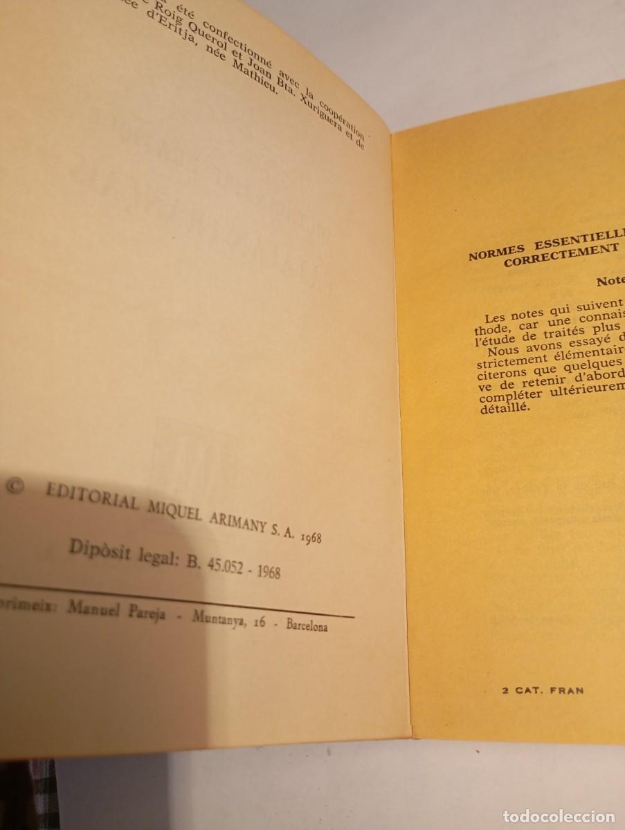 Diccionarios antiguos: DICCIONARIO PRACTICO CATALAN FRANC&Eacute;S 1968 - Foto 4