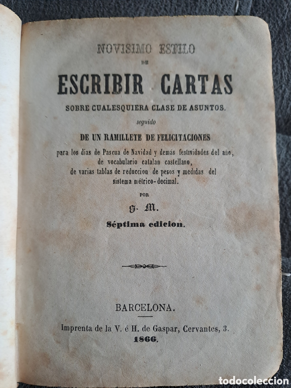 Diccionarios antiguos: NOVISIMO ESTILO DE ESCRIBIR CARTAS - Foto 1