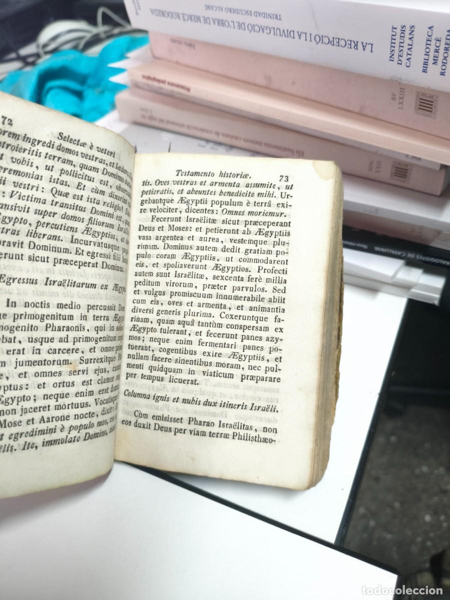 Diccionarios antiguos: SELECTAE E VETERI TESTAMENTO HISTORIAE. 1843. - Foto 5