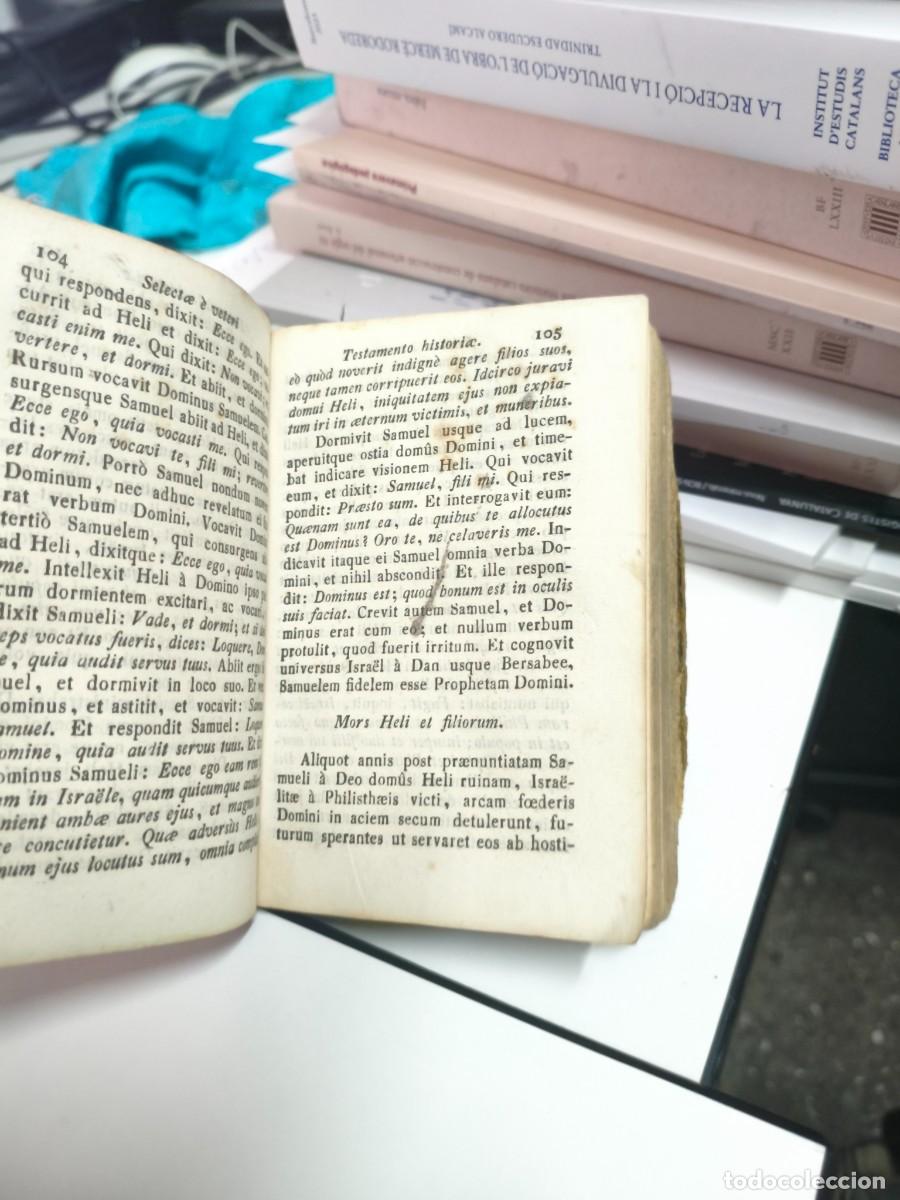 Diccionarios antiguos: SELECTAE E VETERI TESTAMENTO HISTORIAE. 1843. - Foto 6