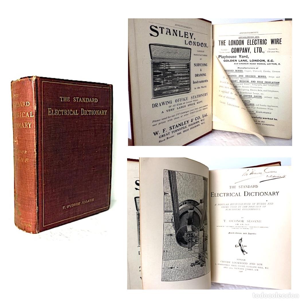 Diccionarios antiguos: The Standard Electrical Dictionary (1908) 682 pags. - Foto 1