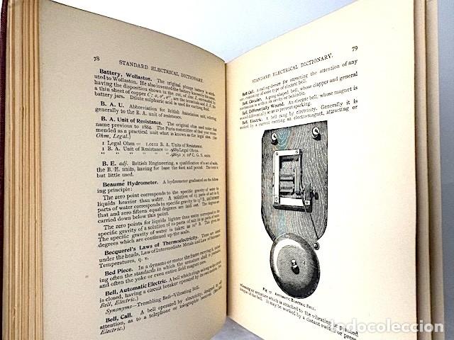 Diccionarios antiguos: The Standard Electrical Dictionary (1908) 682 pags. - Foto 4
