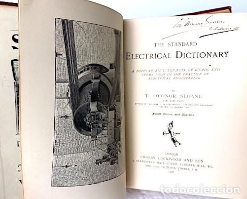 Diccionarios antiguos: The Standard Electrical Dictionary (1908) 682 pags. - Foto 5