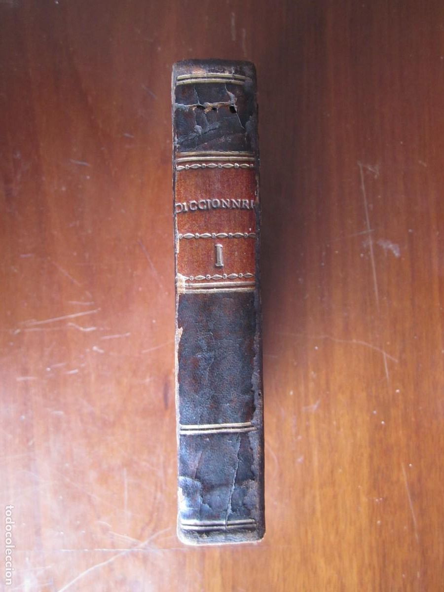 Diccionarios antiguos: DICCIONARIO DE FALTRIQUERA ITALIANO -ESPA&Ntilde;OL -JLB CORMON-V-MANNI 1805 LEON -TOMO 1&ordm;
