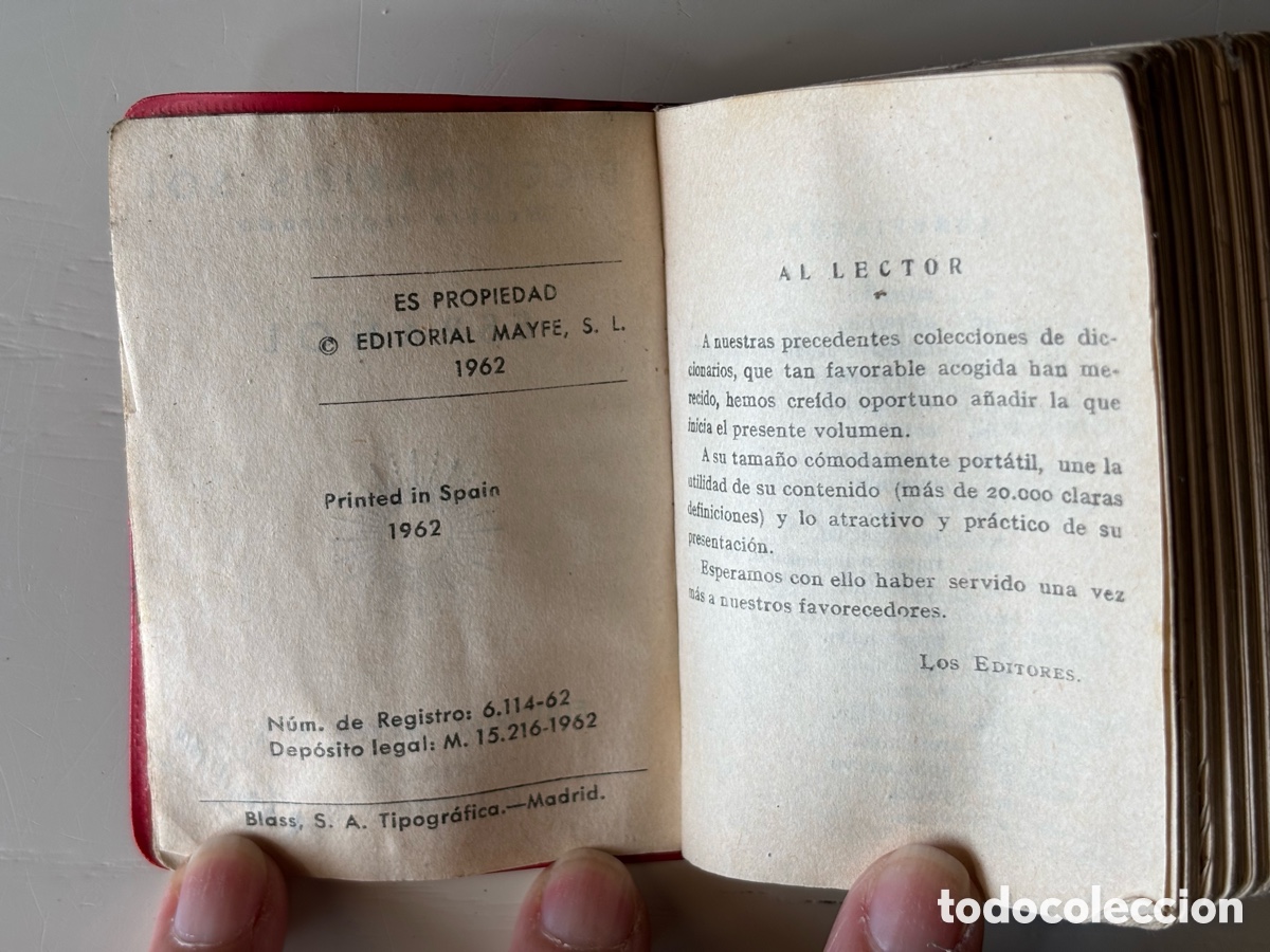 Diccionarios antiguos: MAYFE Diccionario SOL - Foto 10
