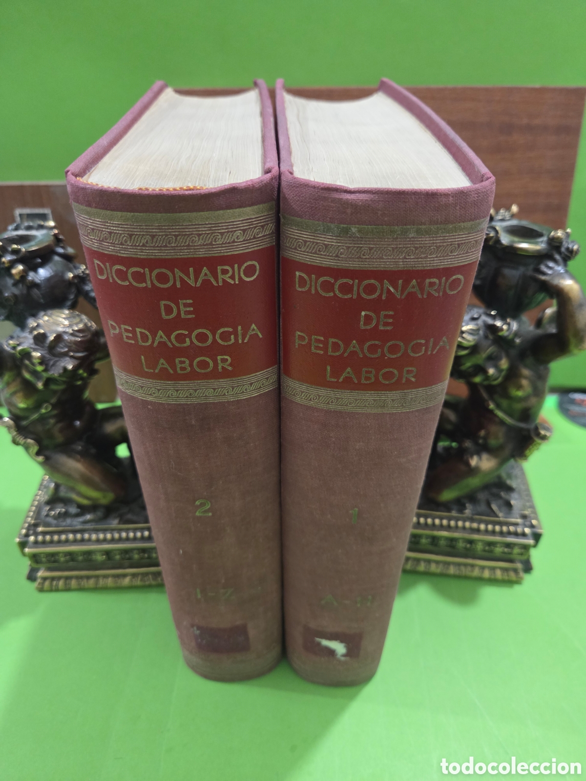 Diccionarios antiguos: ANTIGUO...&rdquo;&rdquo;DICCIONARIO DE PEDAGOG&Iacute;A&rdquo;&rdquo;... DOS TOMOS...EDITORIAL LABOR...A&Ntilde;OS 30...