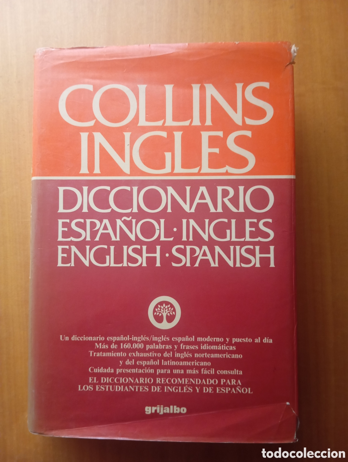 Diccionarios antiguos: Collins Ingles Diccionario - Foto 1