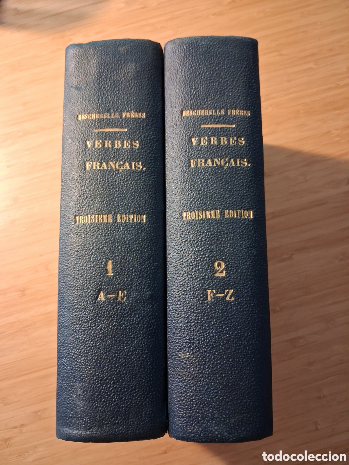 Diccionarios antiguos: Dictionnaire usuel de tous les verbes fran&ccedil;ais - Louis-Nicolas Bescherelle (Garnier Fr&egrave;res s/f)