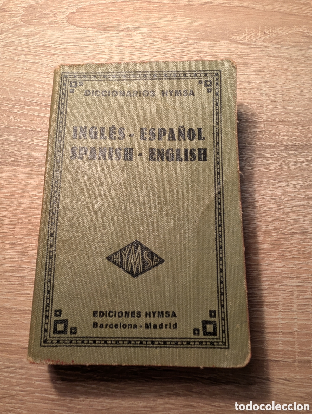 Diccionarios antiguos: Diccionario Hymsa ingles espa&ntilde;ol, 1927