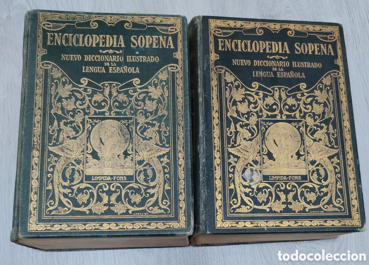 Antiquarische W&ouml;rterb&uuml;cher: Enciclopedia Sopena - Nuevo Diccionario Ilustrado de la Lengua Espa&ntilde;ola - A&ntilde;o 1930 4&ordf; EDICCION.