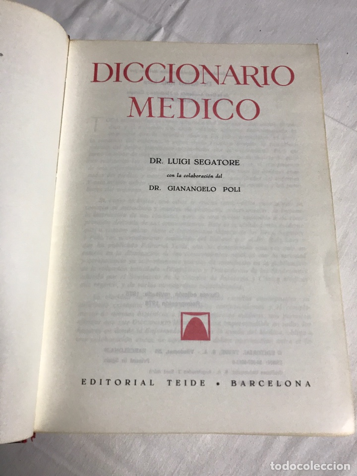 Diccionarios: DICCIONARIO M&Eacute;DICO TEIDE. 5 EDICION - Foto 3