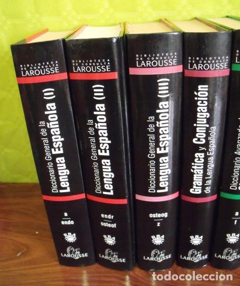 Diccionarios: Libros Biblioteca de Consulta Larousse - RBA - 10 TOMOS - Foto 2