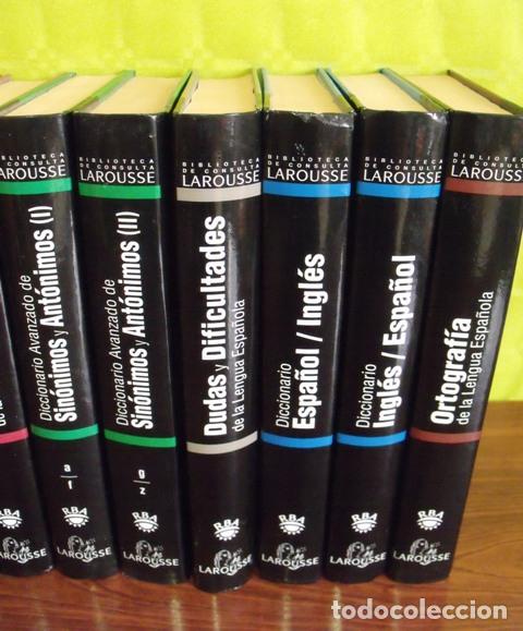Diccionarios: Libros Biblioteca de Consulta Larousse - RBA - 10 TOMOS - Foto 3