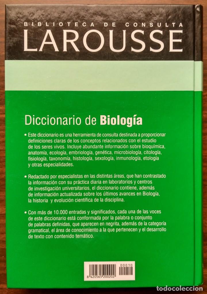 Diccionario De Biologia. - Comprar Diccionarios En Todocoleccion ...