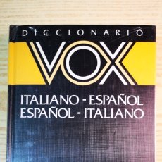 Diccionarios: VOX DICCIONARIO ITALIANO-ESPAÑOL A ESTRENAR. Lote 198240261