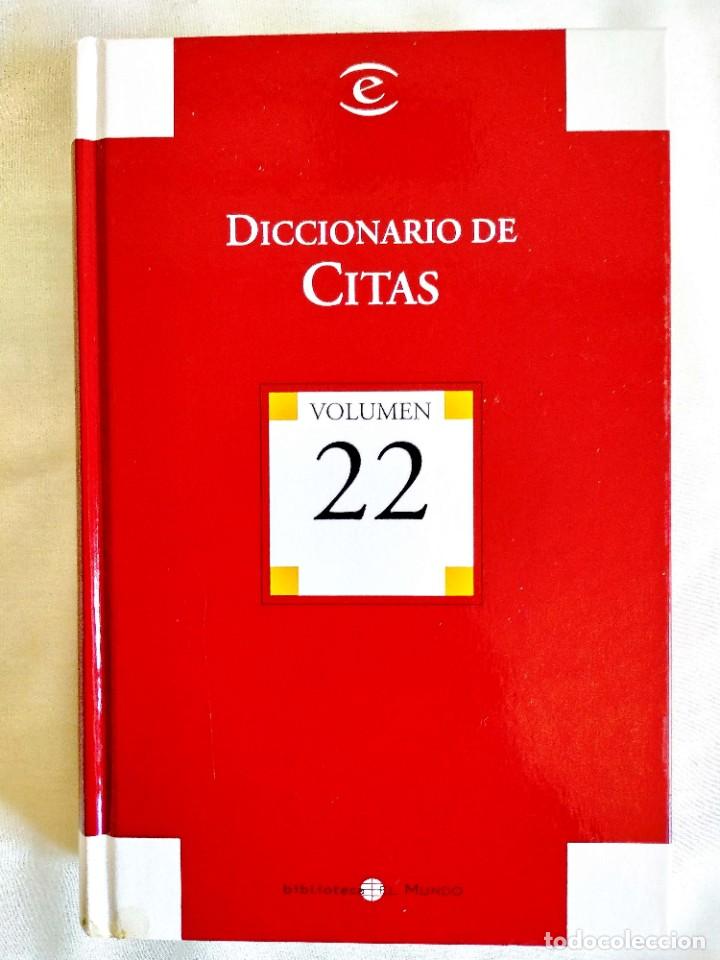 Diccionarios: DICCIONARIO ESPASA DE CITAS - NUEVO - Foto 1