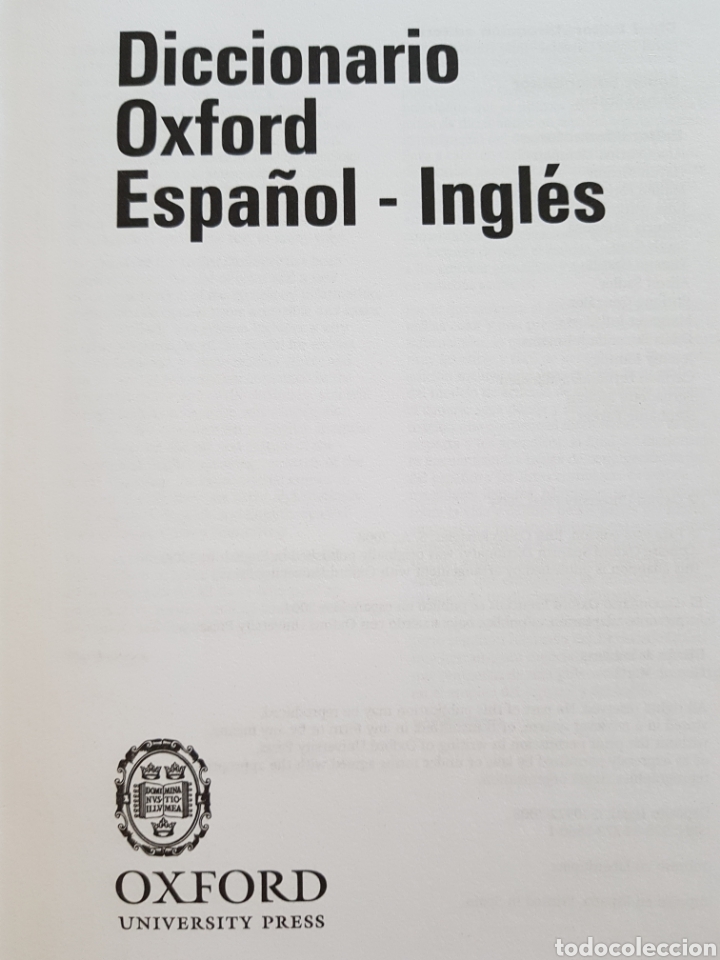 Diccionarios: Diccionarios OXFORD (2) - Foto 2