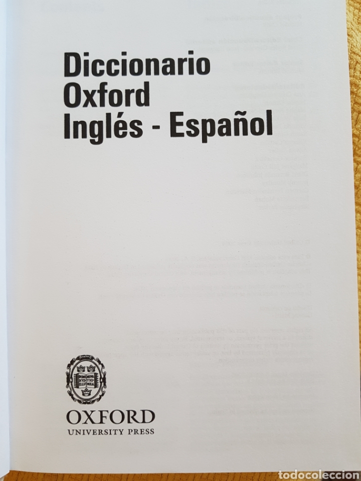 Diccionarios: Diccionarios OXFORD (2) - Foto 3