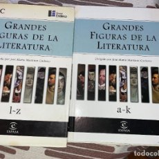 Livres: ENCICLOPEDIA ESPAÑA - GRANDES FIGURAS DE LA LITERATURA (2 TOMOS). Lote 306450598