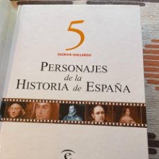 Diccionarios: PERSONAJES DE LA HISTORIA DE ESPAÑA Nº 5. Lote 306457603