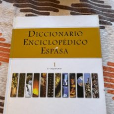 Diccionarios: DICCIONARIO ENCICLOPEDIA ESPASA NUMERO 1. Lote 306458313