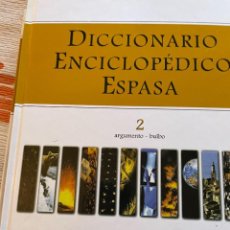 Diccionarios: DICCIONARIO ENCICLOPEDIA ESPASA NUMERO 2. Lote 306458393