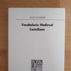 Livres: VOCABULARIO MEDIEVAL CASTELLANO. Lote 329356253