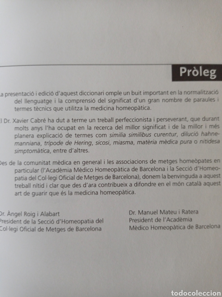 Diccionarios: Diccionari dhomeopatia - Foto 2