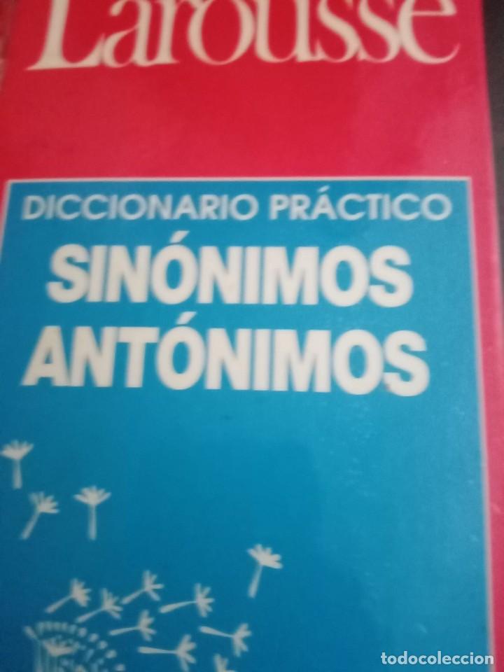 Diccionarios: Larousse.Diccionario Sin&oacute;nimos y Ant&oacute;nimos. - Foto 1