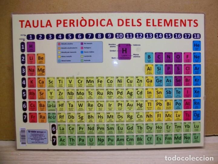 Diccionarios: TAULA PERIODICA A4 PLASTIFICADA - Foto 1