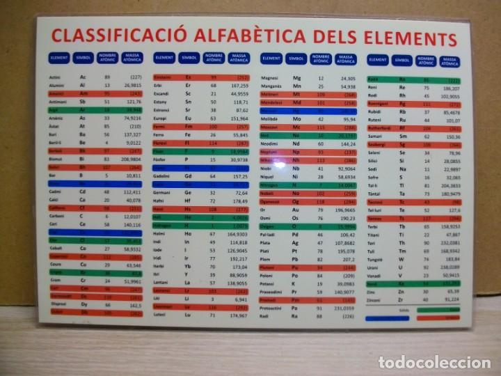 Diccionarios: TAULA PERIODICA A4 PLASTIFICADA - Foto 2