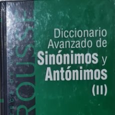 Diccionarios: DICCIONARIO AVANZADO DE SINONIMOS Y ANTONIMOS II PRECINTADO. Lote 354883088