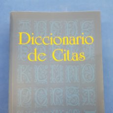 Diccionarios: DICCIONARIO DE CITAS , CESAREO GOICOECHEA ,1998. Lote 399645179