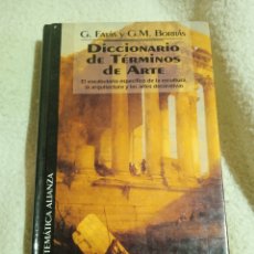 Diccionarios: LIBRO DICCIONARIO DE TÉRMINOS DE ARTE. G. FATÁS Y G.M. BORRÁS