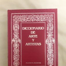 Diccionarios: DICCIONARIO DE ARTES Y ARTISTAS