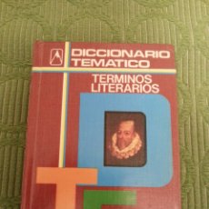 Diccionarios: DICCIONARIO DE TÉRMINOS LITERARIOS