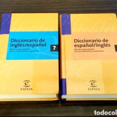 Diccionarios: DICCIONARIOS ESPAÑOL/INGLÉS, INGLÉS/ESPAÑOL