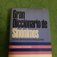 Diccionarios: GRAN DICCIONARIO DE SINÓNIMOS