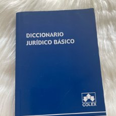 Diccionarios: DICCIONARIO JURÍDICO