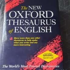 Diccionarios: LIBRO. DICCIONARIO.THE NEW OXFORD THESAURUS OF ENGLISH.1087 PAGINAS.TODO INGLES.
