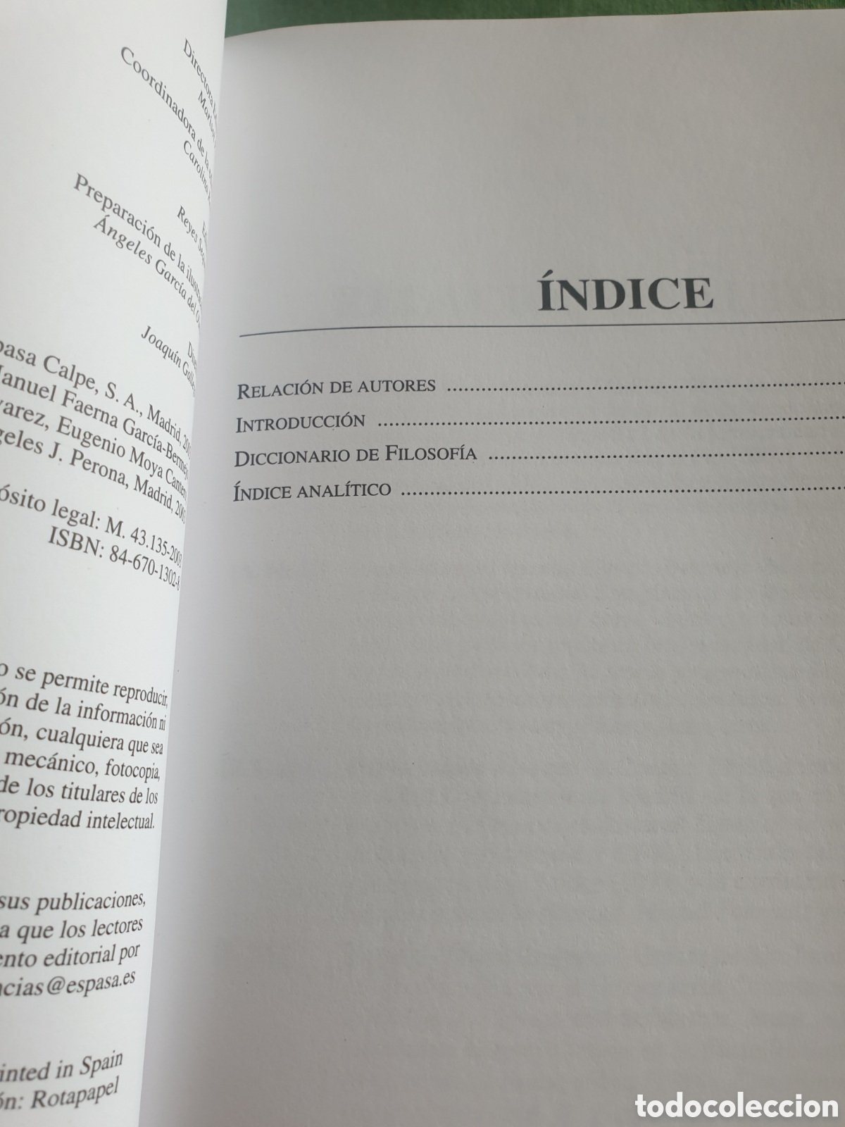 Diccionarios: Diccionario Espasa de Filosofia - Foto 3