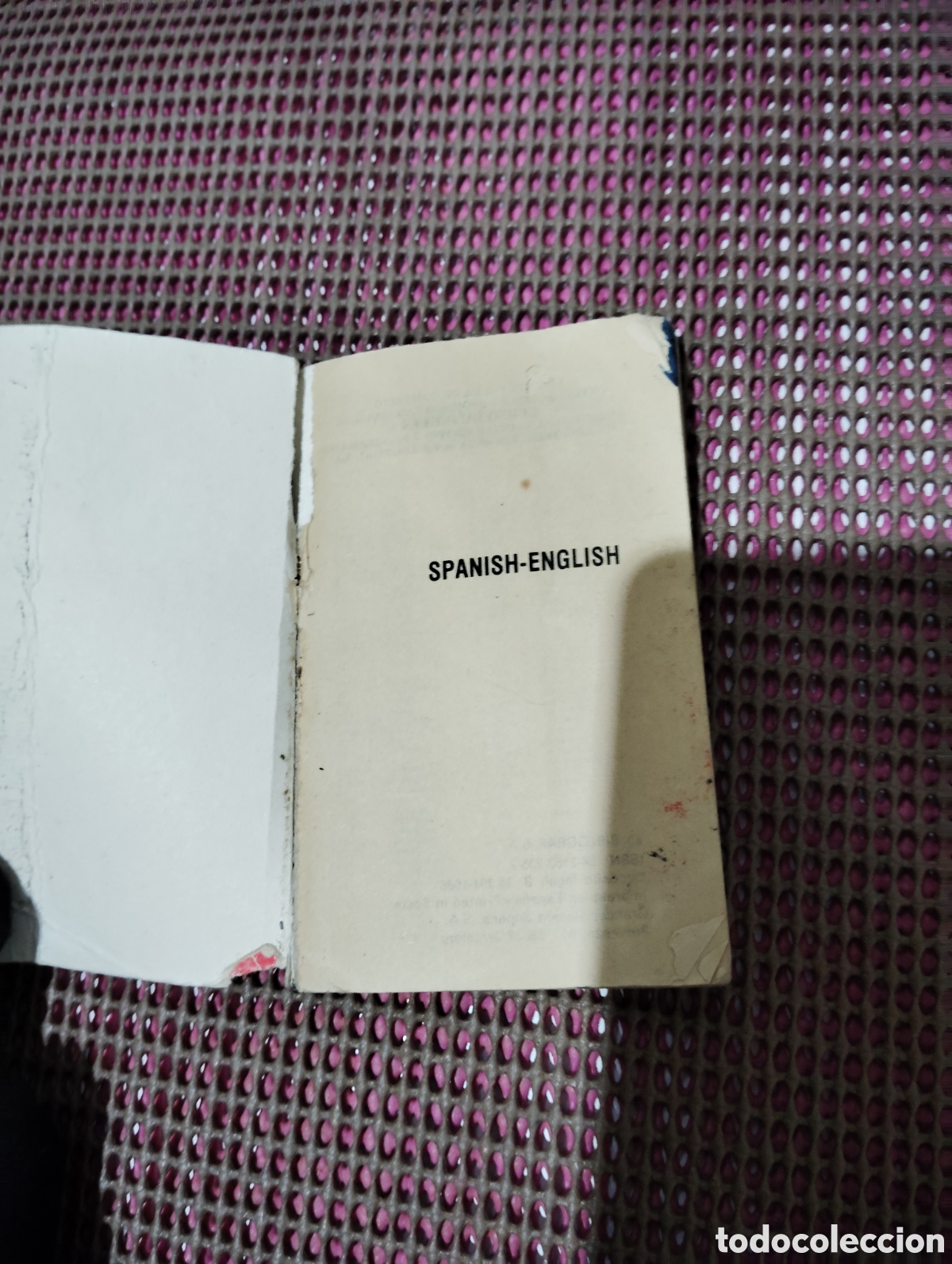 Diccionarios: Diccionario de bolsillo. Espa&ntilde;ol- Ingl&eacute;s. - Foto 3