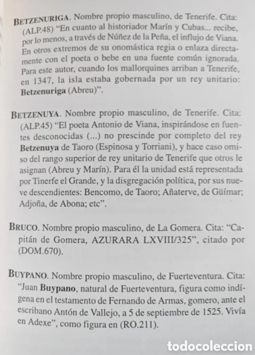 Diccionarios: Los nombres propios abor&iacute;genes de Canarias - Foto 5
