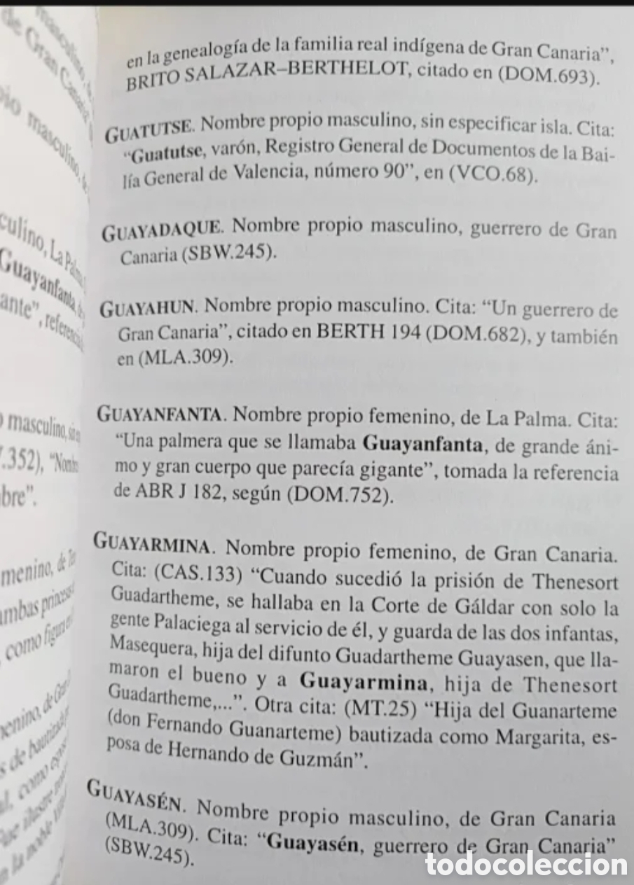 Diccionarios: Los nombres propios abor&iacute;genes de Canarias - Foto 7