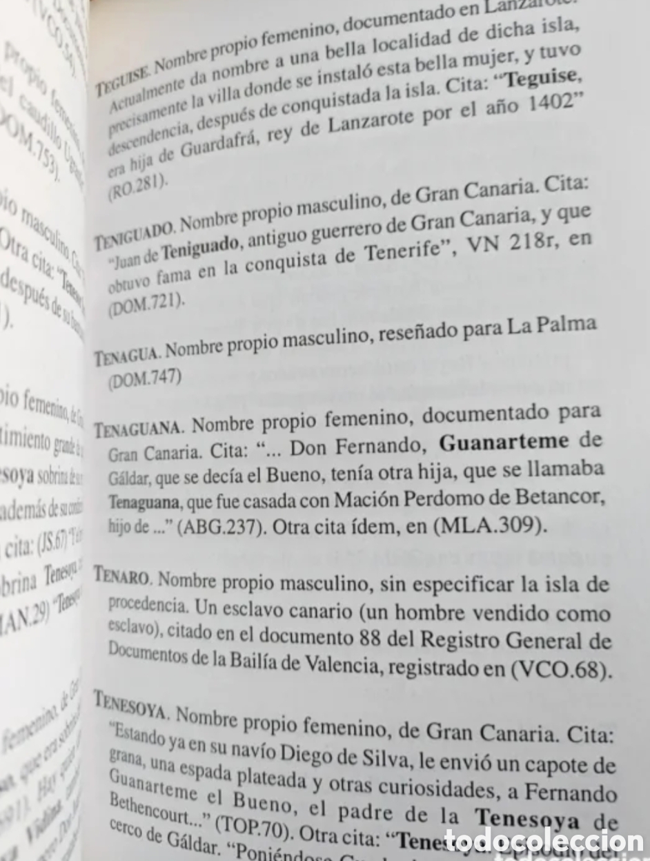 Diccionarios: Los nombres propios abor&iacute;genes de Canarias - Foto 8