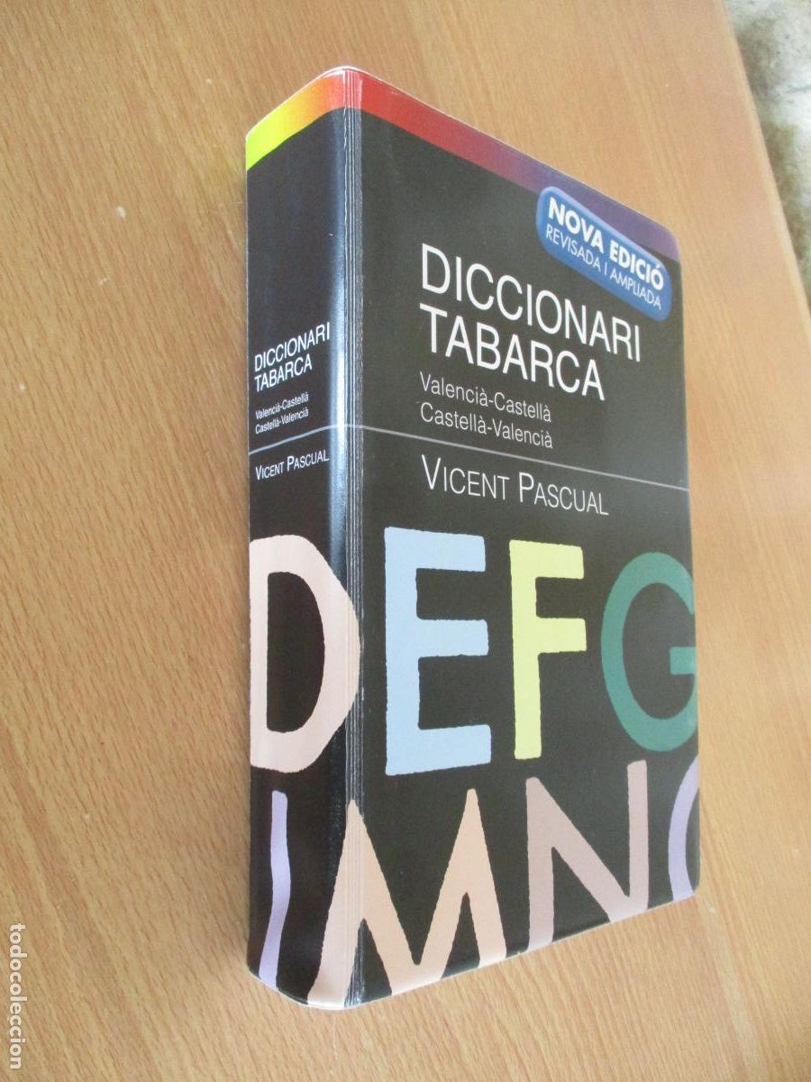 Livros: DICCIONARI TABARCA, VICENTE PASCUAL- TABARCA- 2014