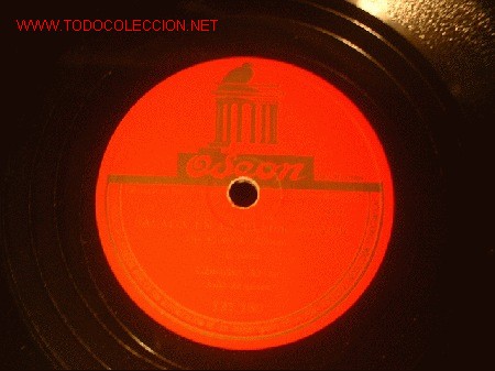 Discos de pizarra: ANTIGUO DISCO DE GRAMOFONO ODEON -BALADA EN LA BEMOL MAYOR- I Y II PARTE. - Foto 1