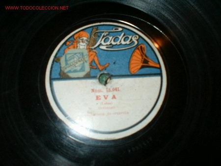 Discos de pizarra: DISCO GRAMOFONO EVA-OCTIMINO. - Foto 1
